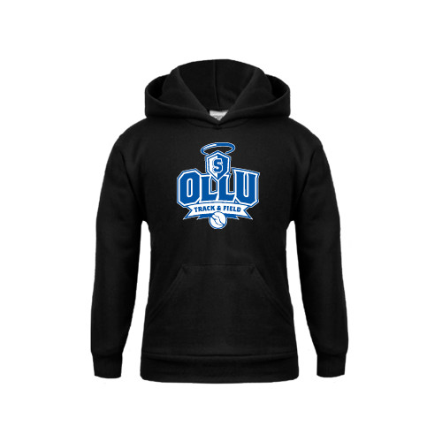  Youth Black Fleece Hoodie - Track and Field