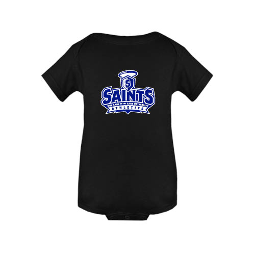  Black Infant Onesie - Our Lady of the Lake University Athletics - Offical Logo