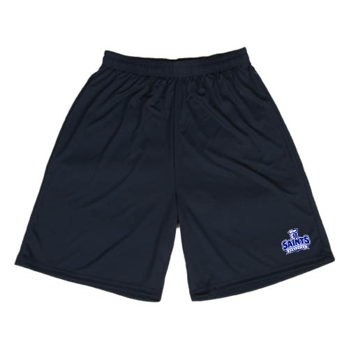  Black Performance Classic 9 Inch Short - Our Lady of the Lake University Athletics - Offical Logo