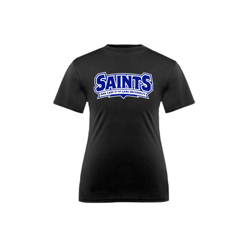  Youth Performance Black Tee - Saints - Our lady of the Lake University