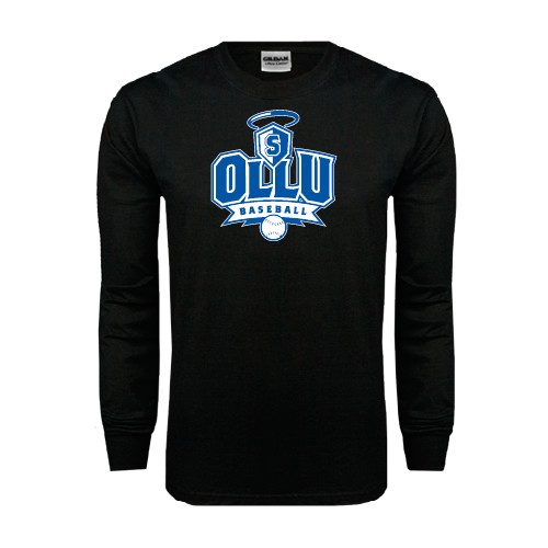  Black Long Sleeve T Shirt - Baseball