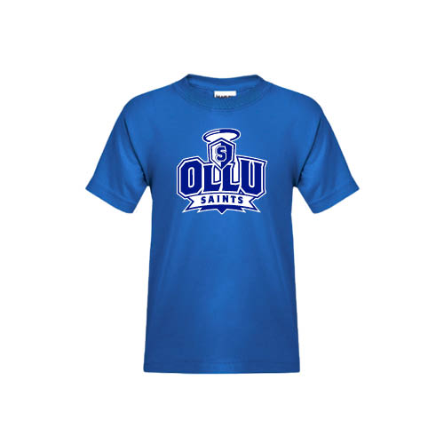  Youth Royal T Shirt - OLLU Saints
