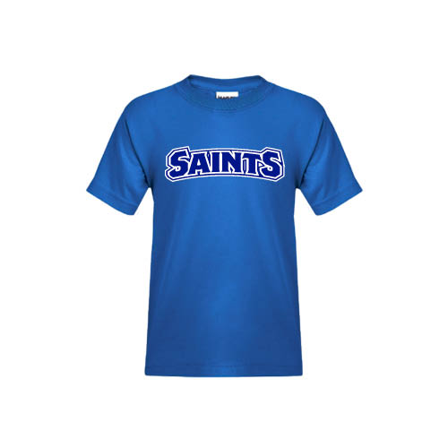  Youth Royal T Shirt - Saints