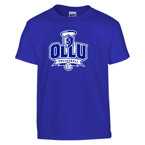 Our Lady of the Lake Youth Royal T Shirt - Volleyball