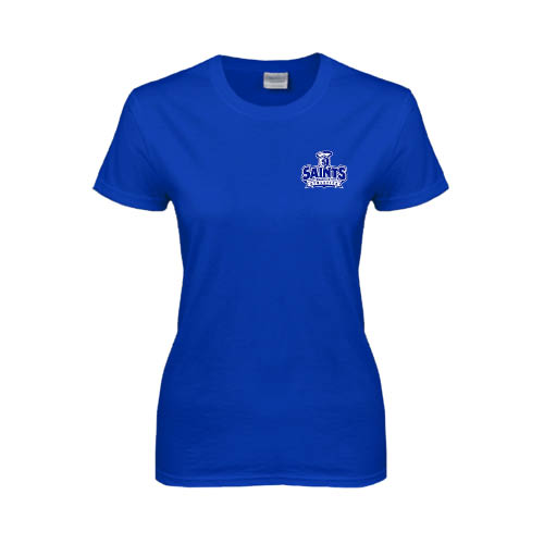  Womens Royal Short Sleeve Tee - Our Lady of the Lake University Athletics - Offical Logo