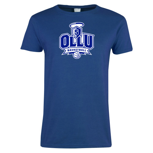 Our Lady of the Lake Womens Royal Short Sleeve Tee - Basketball