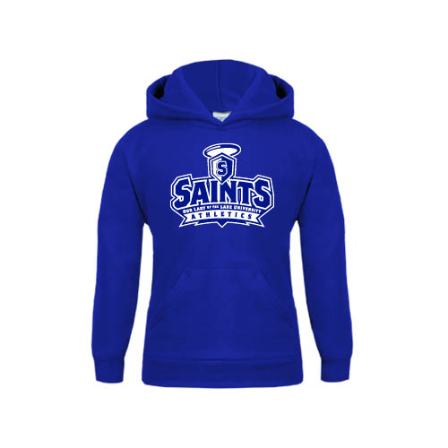  Youth Royal Fleece Hoodie - Our Lady of the Lake University Athletics - Offical Logo