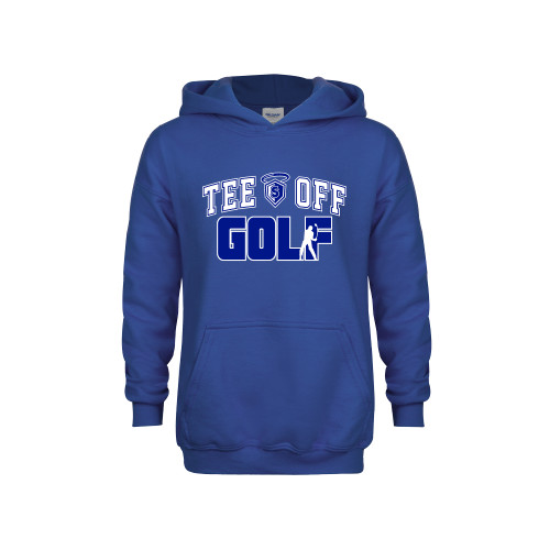  Youth Royal Fleece Hoodie - Tee Off Golf Design