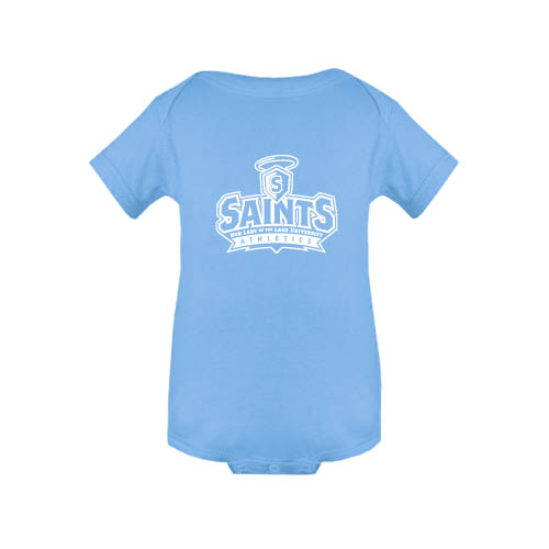  Light Blue Infant Onesie - Our Lady of the Lake University Athletics - Offical Logo