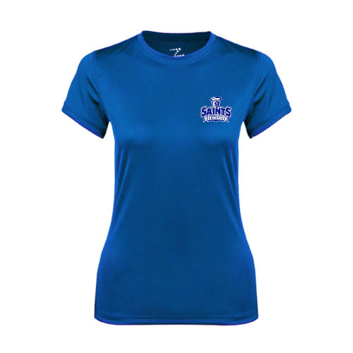  Womens Royal Performance Tee - Our Lady of the Lake University Athletics - Offical Logo
