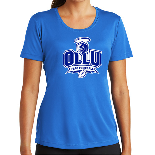  Womens Royal Performance Tee - Flag Football