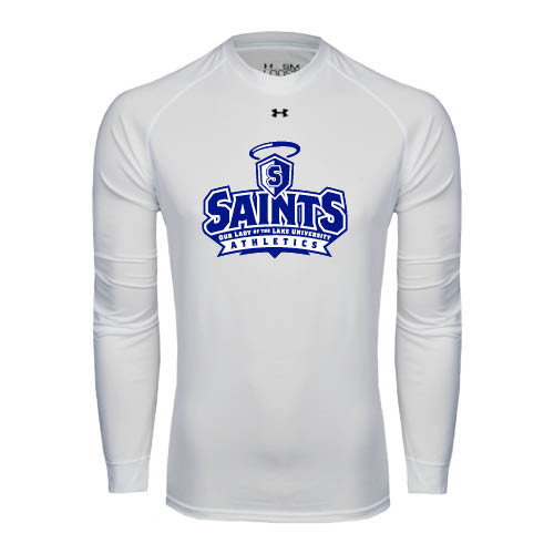 Main Image for  Under Armour White Long Sleeve Tech Tee