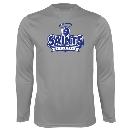  Steel Performance Longsleeve Shirt - Our Lady of the Lake University Athletics - Offical Logo