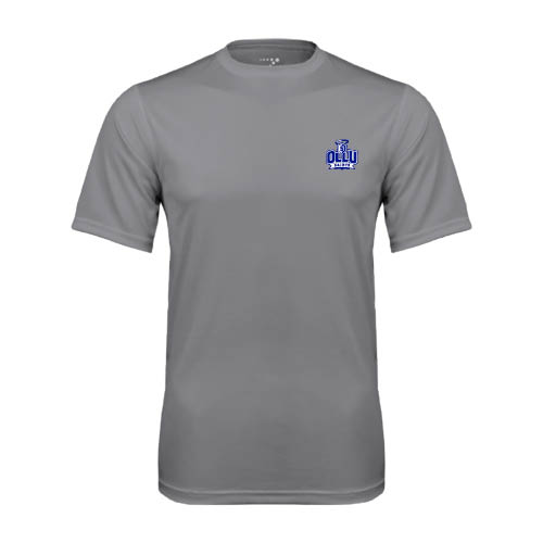 Grey Concrete Performance Tee - OLLU Saints