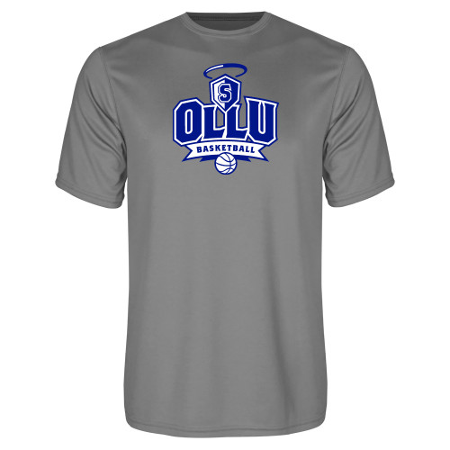 Our Lady of the Lake Grey Concrete Performance Tee - Basketball