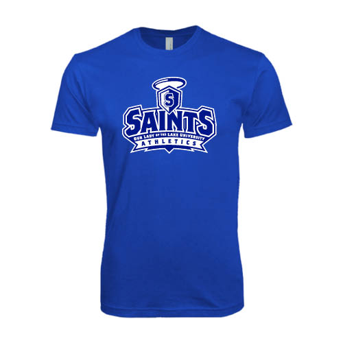  Next Level Royal SoftStyle T Shirt - Our Lady of the Lake University Athletics - Offical Logo