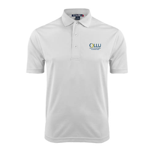  White Dry Mesh Polo - Rio Grande Valley