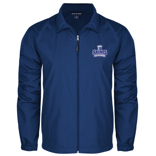  Royal Full Zip Wind Jacket - Our Lady of the Lake University Athletics - Offical Logo
