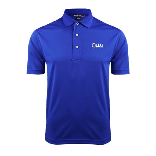  Royal Dry Mesh Polo - OLLU Our Lady of the Lake University Stacked