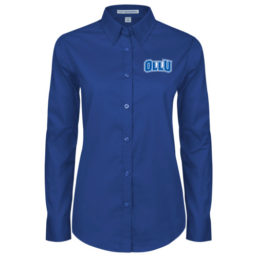 Main Image for  Womens Royal Twill Button Down Long Sleeve 
