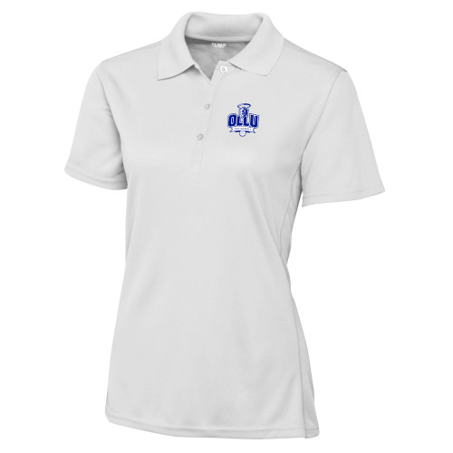 Our Lady of the Lake C&B Womens White Clique Ice Pique Polo - Volleyball