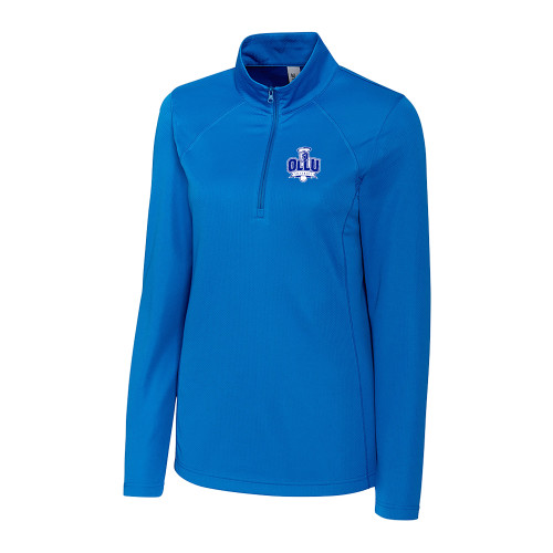 Our Lady of the Lake C&B Womens Royal Clique Ice Pique Half Zip - Softball