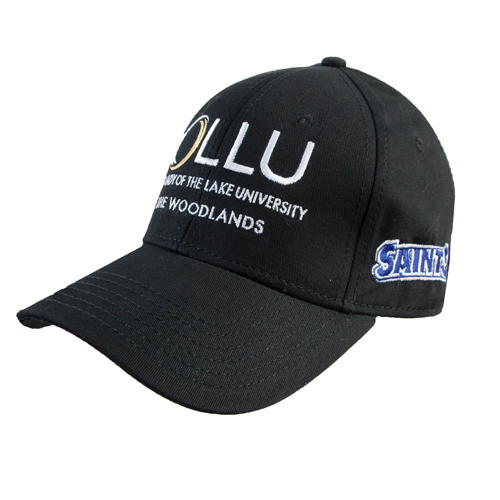  Black Structured Adjustable Pro Style Hat - The Woodlands
