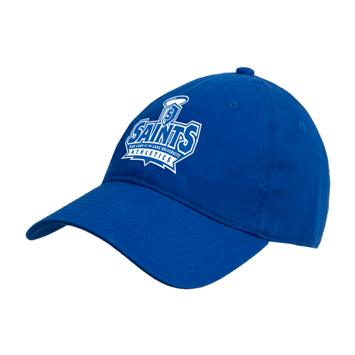  Royal Unstructured Adjustable Low Profile Hat - Our Lady of the Lake University Athletics - Offical Logo