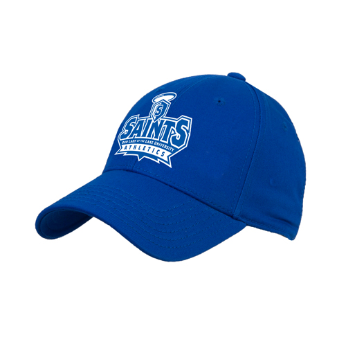  Royal Structured Adjustable Pro Style Hat - Our Lady of the Lake University Athletics - Offical Logo
