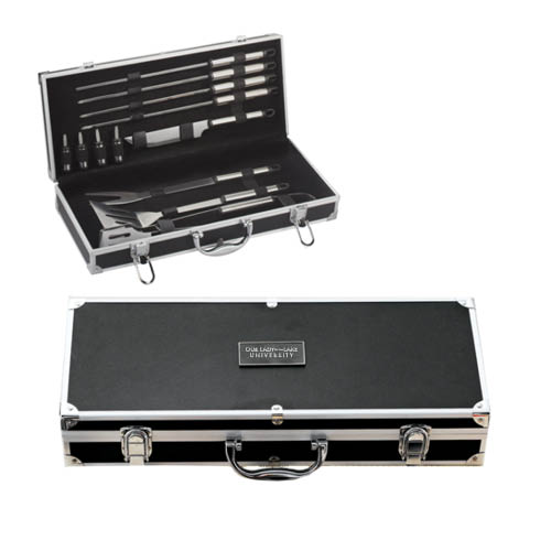  Grill Master Set - OUr Lady of the Lake University Flat Engraved