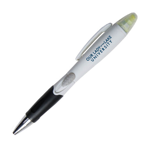  Blossom White Pen/Highlighter - OUr Lady of the Lake University Flat