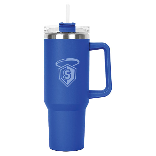  Hippo Royal Mug & Straw Lid with Twist Closure 40 oz - S in Shield w/ Halo Engraved