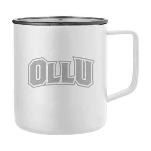  Rover Camp Vacuum Insulated White Mug 14oz - OLLU Engraved