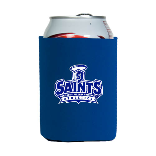  Neoprene Royal Can Holder - Our Lady of the Lake University Athletics - Offical Logo