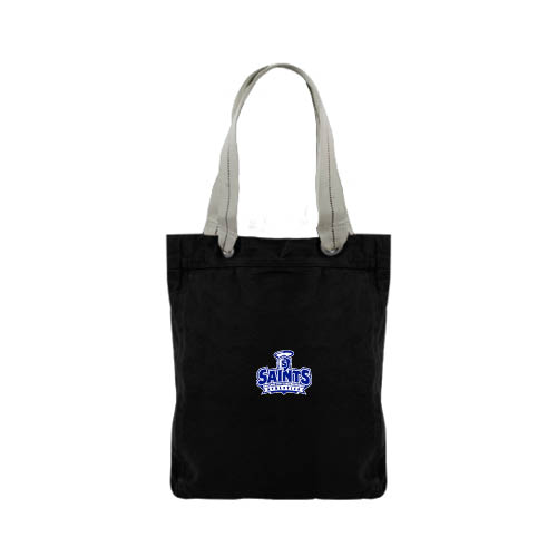  Allie Black Canvas Tote - Our Lady of the Lake University Athletics - Offical Logo