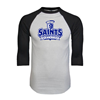 Thumbnail image for  White/Black Raglan Baseball T Shirt