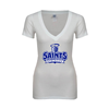 Thumbnail image for  Next Level Womens White Ideal V Tee