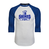 Thumbnail image for  White/Royal Raglan Baseball T Shirt