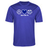 Thumbnail image for Our Lady of the Lake Royal Heather Performance Contender Tee
