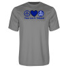 Thumbnail image for Our Lady of the Lake Grey Concrete Performance Tee