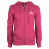 Thumbnail image for  ENZA Womens Fuchsia Fleece Full Zip Hoodie