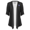 Thumbnail image for  Womens Grey Drape Front Cardigan Sweater