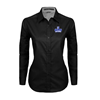 Thumbnail image for  Womens Black Twill Button Down Long Sleeve 