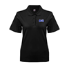 Thumbnail image for  Womens Silk Touch Black Pique Polo