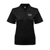 Thumbnail image for  Womens Silk Touch Black Pique Polo