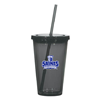 Thumbnail image for  Madison Double Wall Charcoal Tumbler w/Straw 16oz