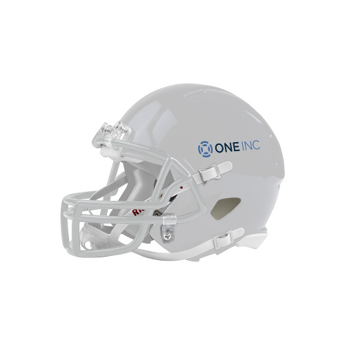  Riddell Replica White Mini Helmet - ONE INC