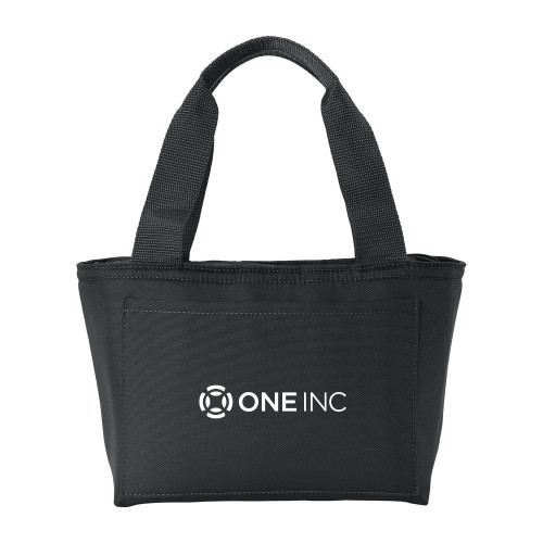  Insulated Black Lunch Tote - ONE INC
