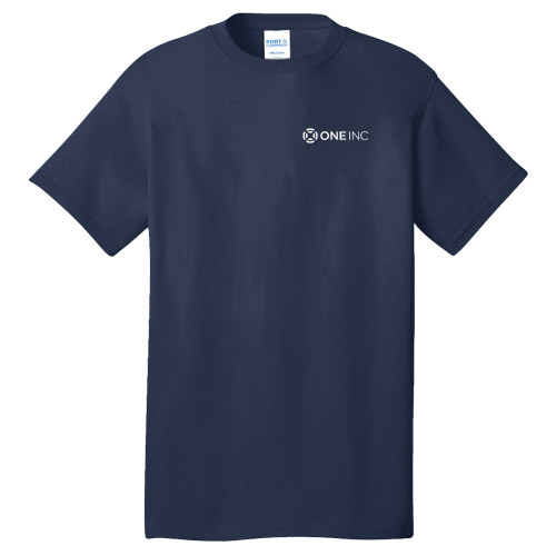  Extended Navy T Shirt - ONE INC - PLUS