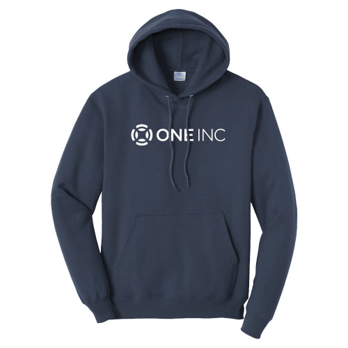  Tall Navy Fleece Hoodie - ONE INC - PLUS
